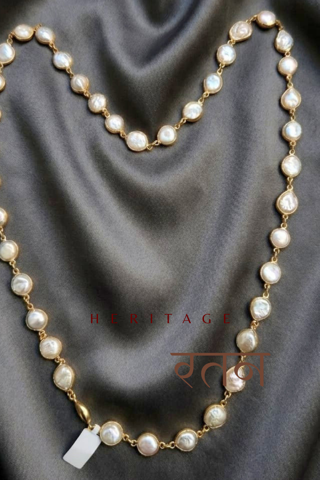 Shyama Mala – Pearl Elegance Necklace