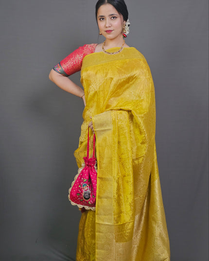 Golden Radiance Banarasi Saree