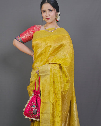 Golden Radiance Banarasi Saree