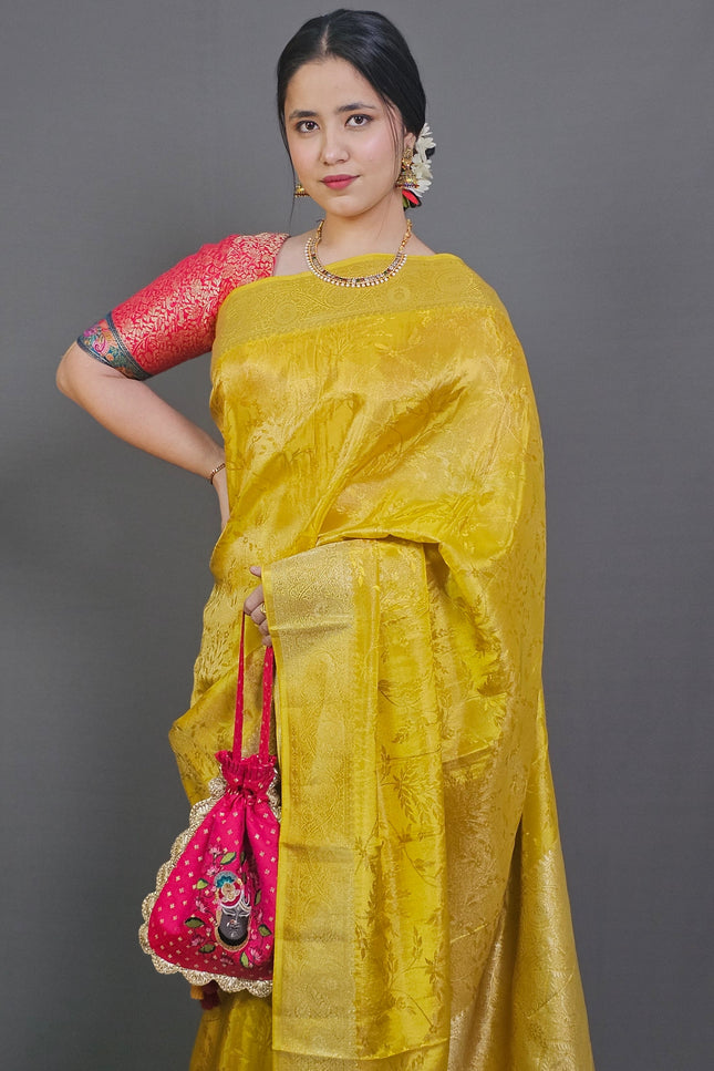Golden Radiance Banarasi Saree