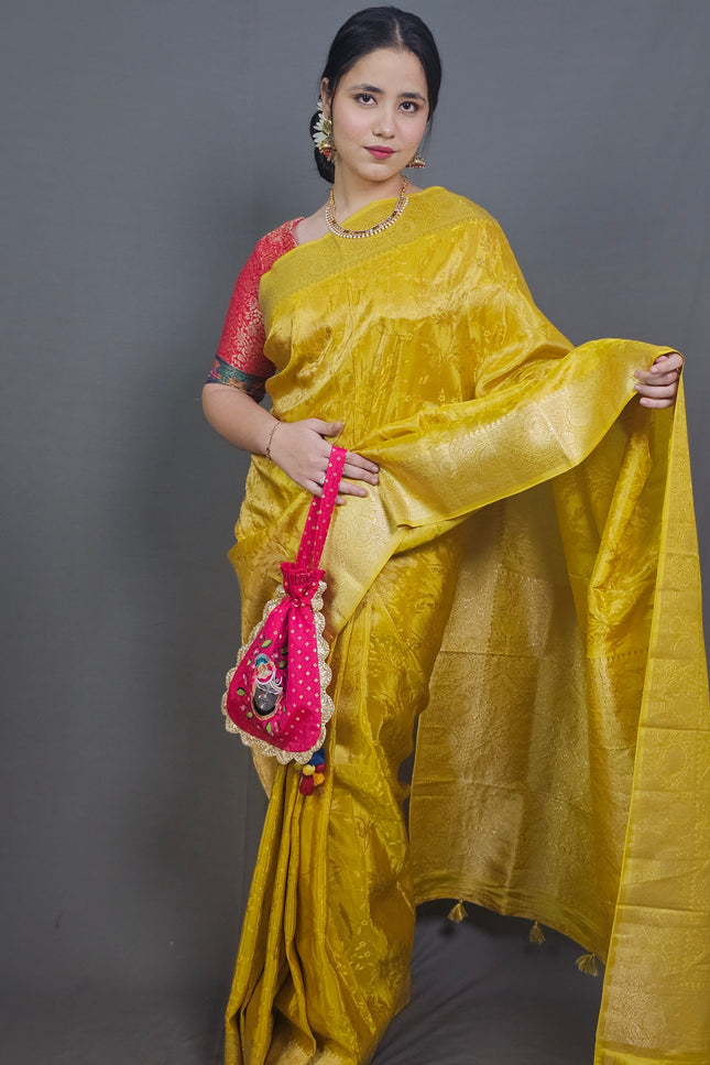Golden Radiance Banarasi Saree