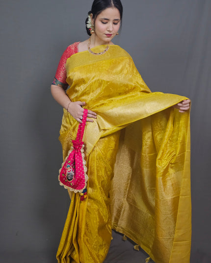 Golden Radiance Banarasi Saree