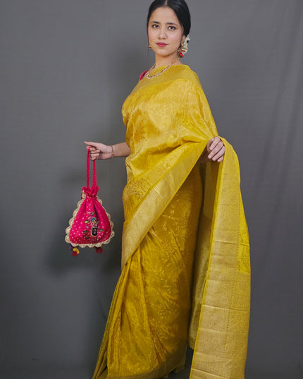 Golden Radiance Banarasi Saree