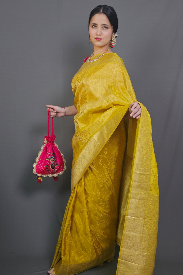 Golden Radiance Banarasi Saree