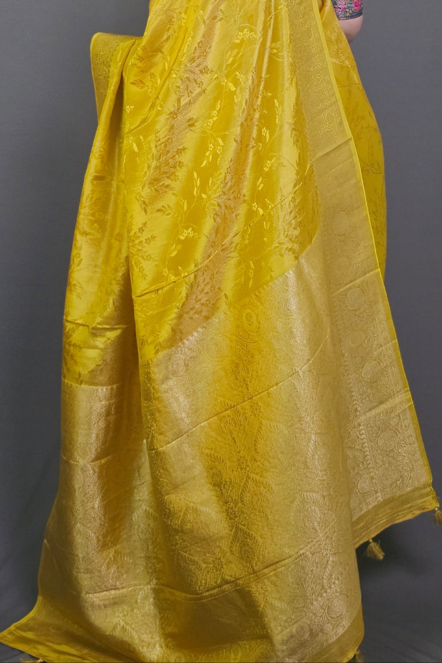 Golden Radiance Banarasi Saree