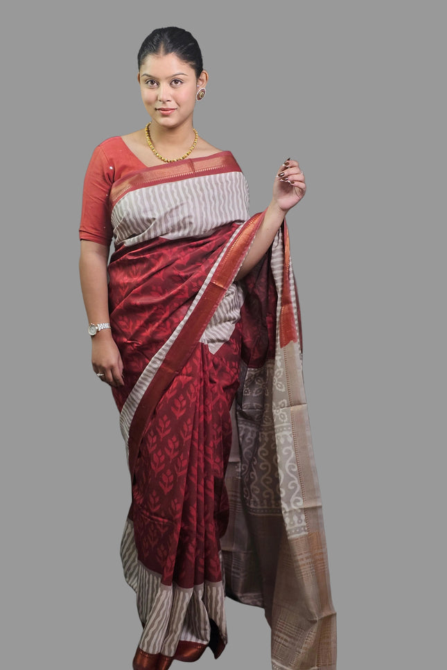 Anant Shakti Maheshwari Silk Saree