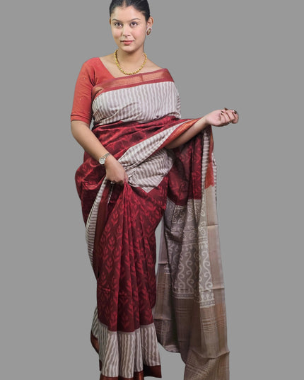 Anant Shakti Maheshwari Silk Saree