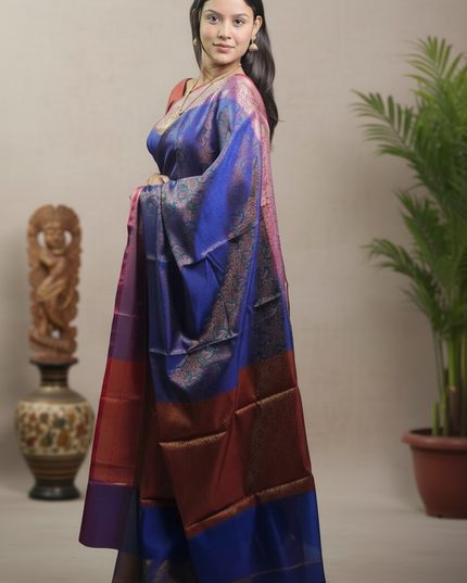 Royal Tanchui Peacock Saree
