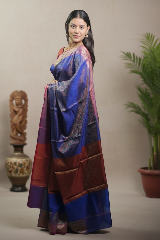 Royal Tanchui Peacock Saree