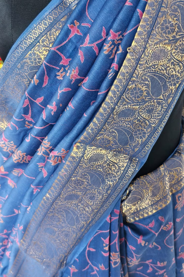 Nilambari Zari Woven Art Silk Saree