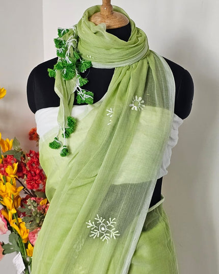 Tulsi Glow Mul Cotton Saree