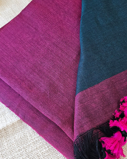 Multi Color Khadi Cotton Saree