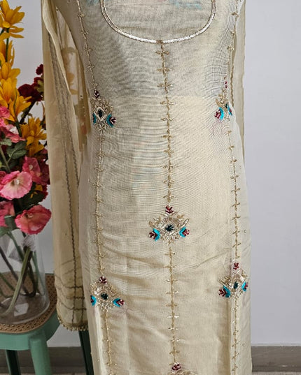 🦚Peacock Embroidery Salwar Suit with Dupatta🦚