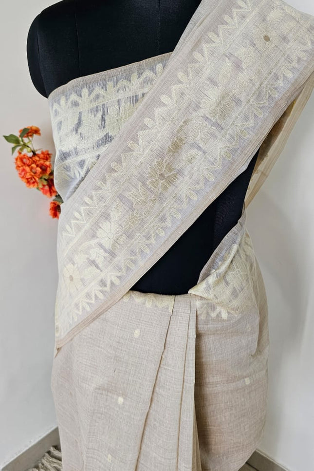 Pushpavalli Munga Cotton Saree