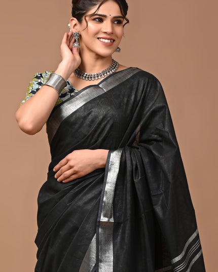Linen Saree
