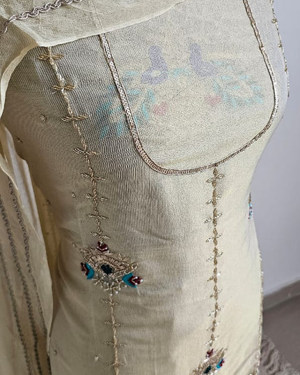 🦚Peacock Embroidery Salwar Suit with Dupatta🦚