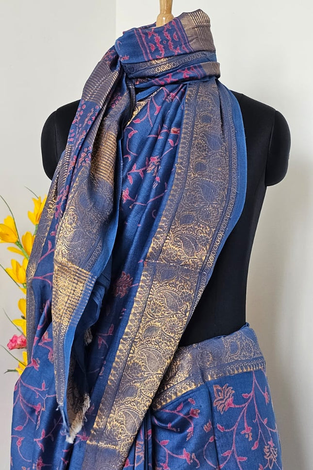 Nilambari Zari Woven Art Silk Saree