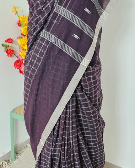 Shyamrekha Handwoven Jamdani Saree