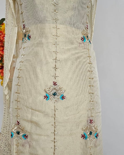 🦚Peacock Embroidery Salwar Suit with Dupatta🦚
