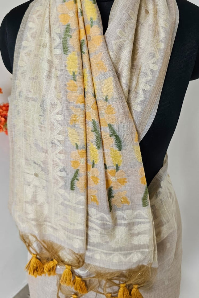 Pushpavalli Munga Cotton Saree