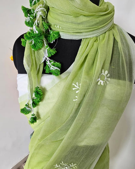 Tulsi Glow Mul Cotton Saree