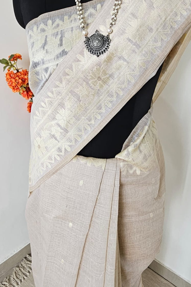 Pushpavalli Munga Cotton Saree