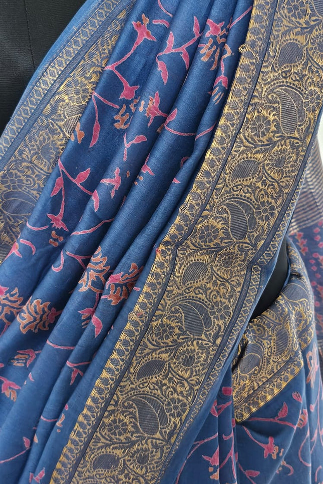 Nilambari Zari Woven Art Silk Saree