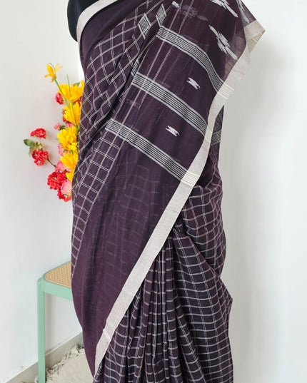 Shyamrekha Handwoven Jamdani Saree