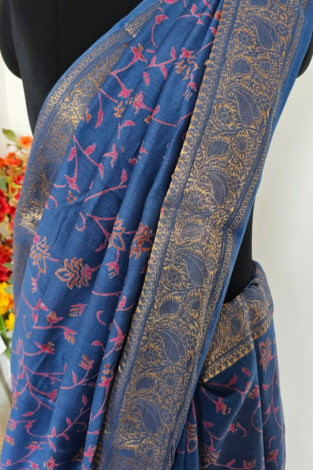 Nilambari Zari Woven Art Silk Saree
