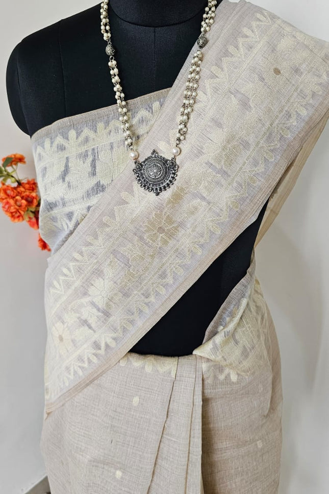 Pushpavalli Munga Cotton Saree