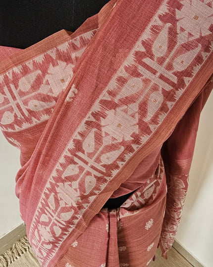 Raktika Munga Cotton Saree