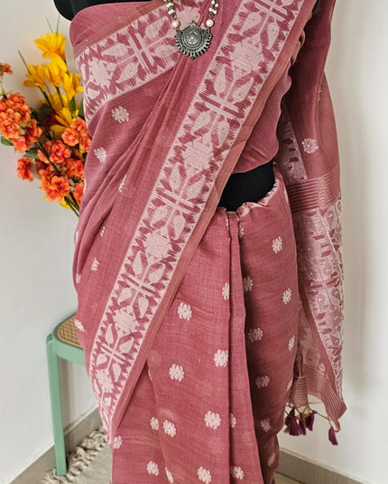 Raktika Munga Cotton Saree