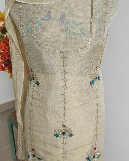🦚Peacock Embroidery Salwar Suit with Dupatta🦚