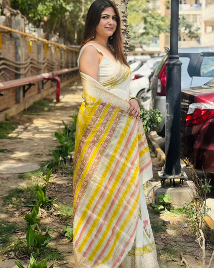 Krishna's Tulip Dola Silk Saree