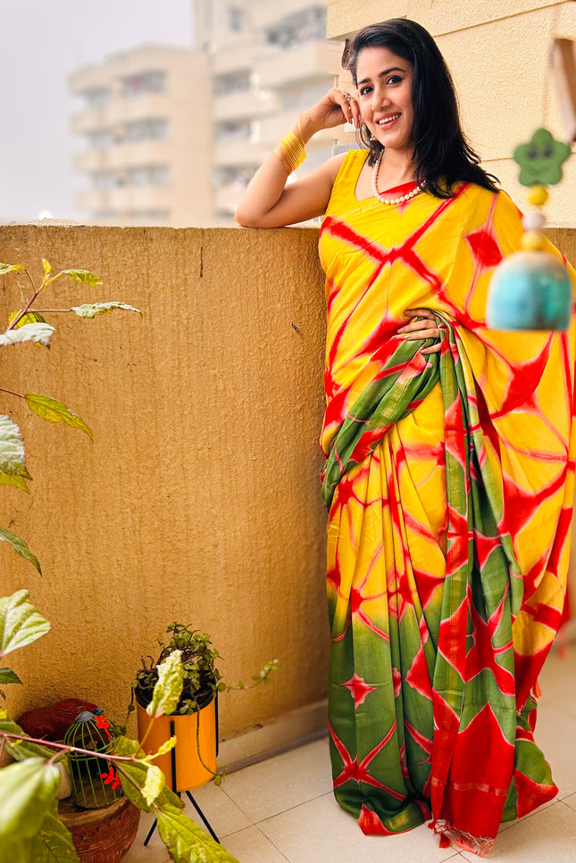 Rangotsav Chanderi Silk Saree