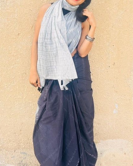 Sudevi Handblock Mul Cotton Saree