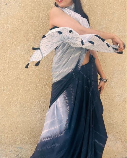 Sudevi Handblock Mul Cotton Saree