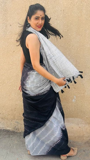 Sudevi Handblock Mul Cotton Saree