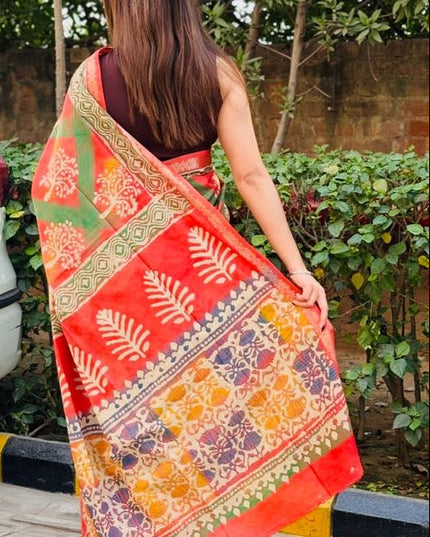Festival of Colors Art Silk Saree