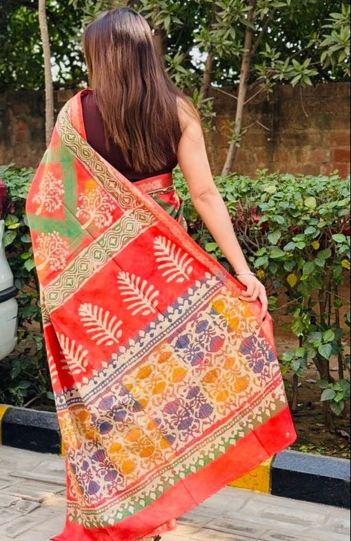 Festival of Colors Art Silk Saree