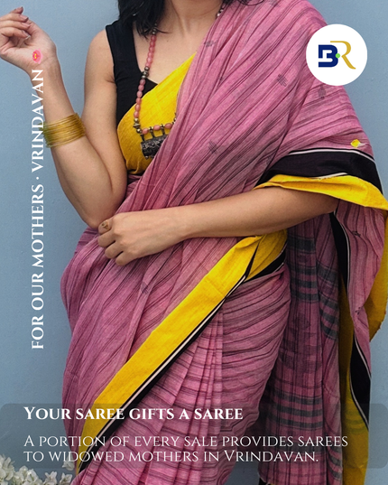Madhavi Leher Handloom Cotton Saree