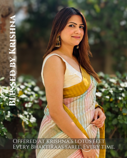 Madhav Mohini Chanderi Silk Saree