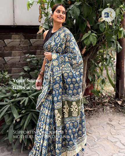 Krishna Jambavati Mul Cotton Saree