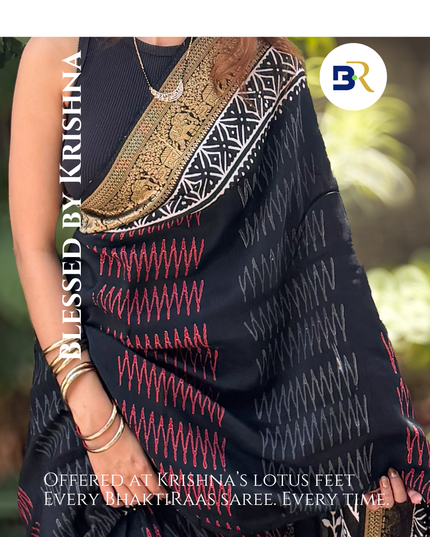 Vrindavan Vani Dola Silk Saree