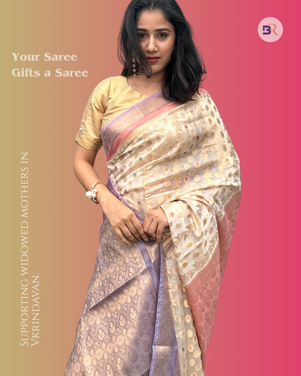 Vraj Sundari Banarasi Silk Saree