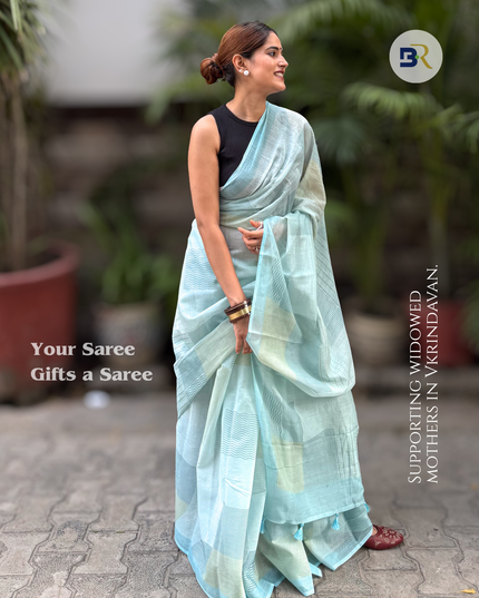 Vrindavaneshwari Chanderi Silk Saree
