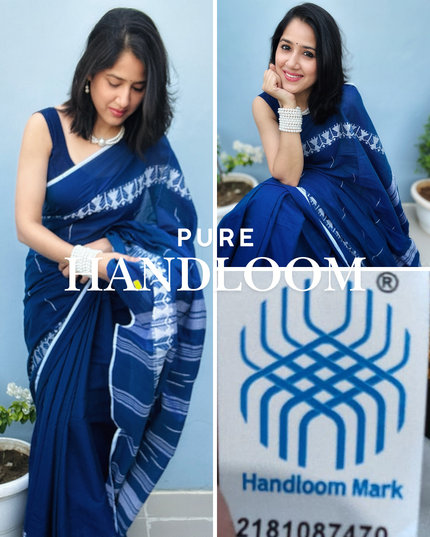 Neel Madhavi Handloom Cotton Saree