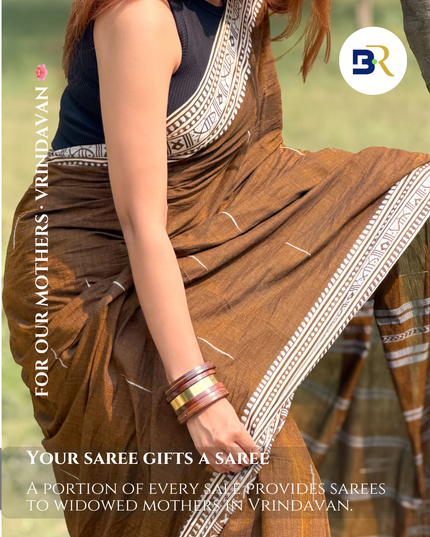 Vrindavan Mitti Handloom Saree