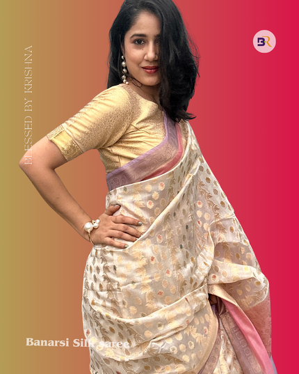 Vraj Sundari Banarasi Silk Saree
