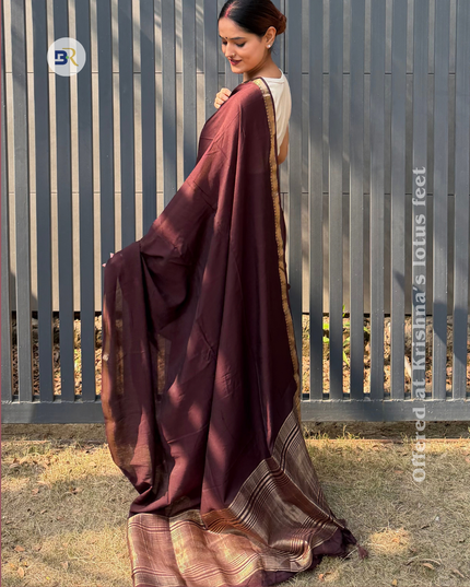Barsana Mitti Banarasi Saree